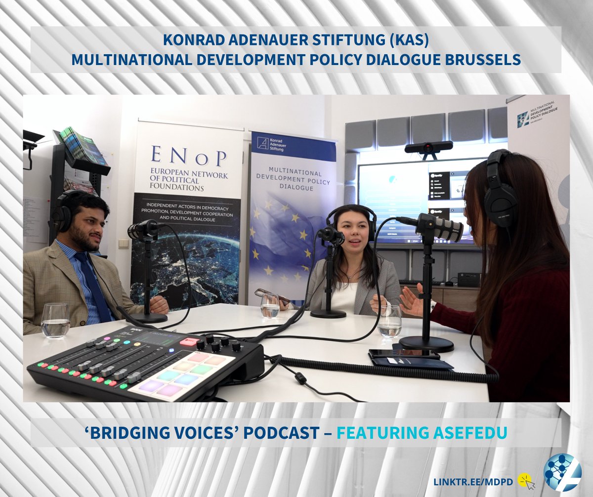aseforg's tweet photo. Our Education Department @asefedu moderated an episode of @mnedbrussels ’s video podcast series ‘Bridging Voices’
➡️discussing the importance of #youth engagement in political decision-making in Europe & Asia
Watch the podcast here: https://t.co/hV2M1OYfG1
#ASEF #ASEM #ASEF25 https://t.co/RsbajpROuN