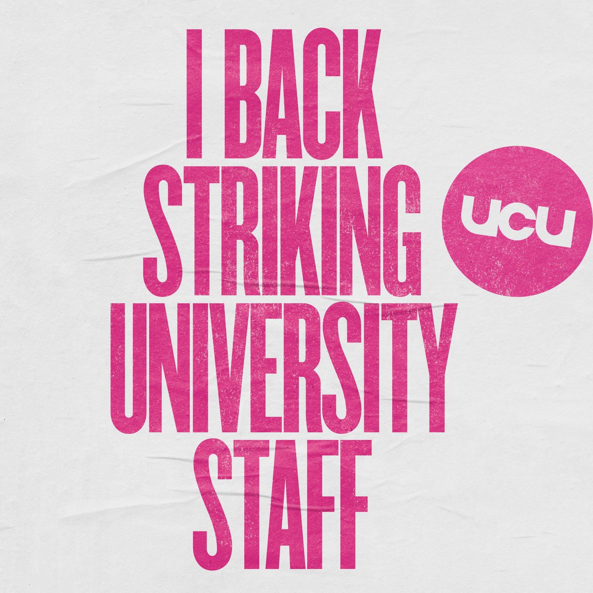 Today, university staff go on strike They are striking for decent pay, pensions and secure employment They are striking for students They are striking for the future of higher education RT IF YOU BACK THEM #ucuRISING
