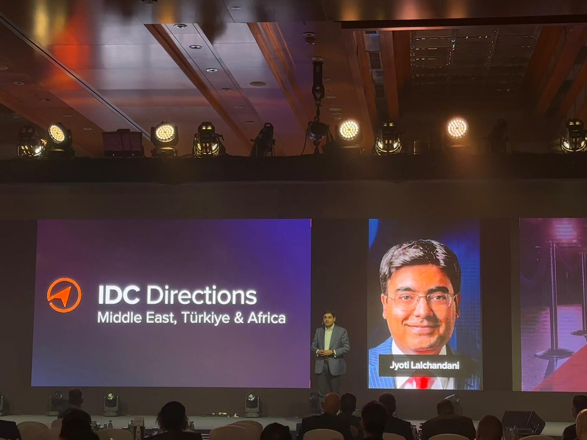Jyoti Lalchandani, IDC's group vice president and managing director for the META region, is about to start presenting exclusive insights about the innovative solutions to enable tech supplier needs in 2023 and beyond.
#IDCDIRECTIONSMETA @IDCMEA #Dubai #ICT #technology