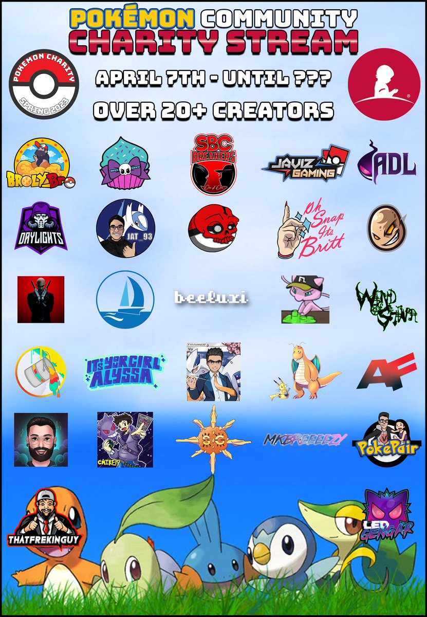 saillboat's tweet photo. Confirmed, for the Pokémon Community Charity stream, we will be giving away, at bare minimum: backpacks, mouse pads, keyboards, gaming headsets, 2 gaming chairs AND A PC https://t.co/ZNSdMi4yVk