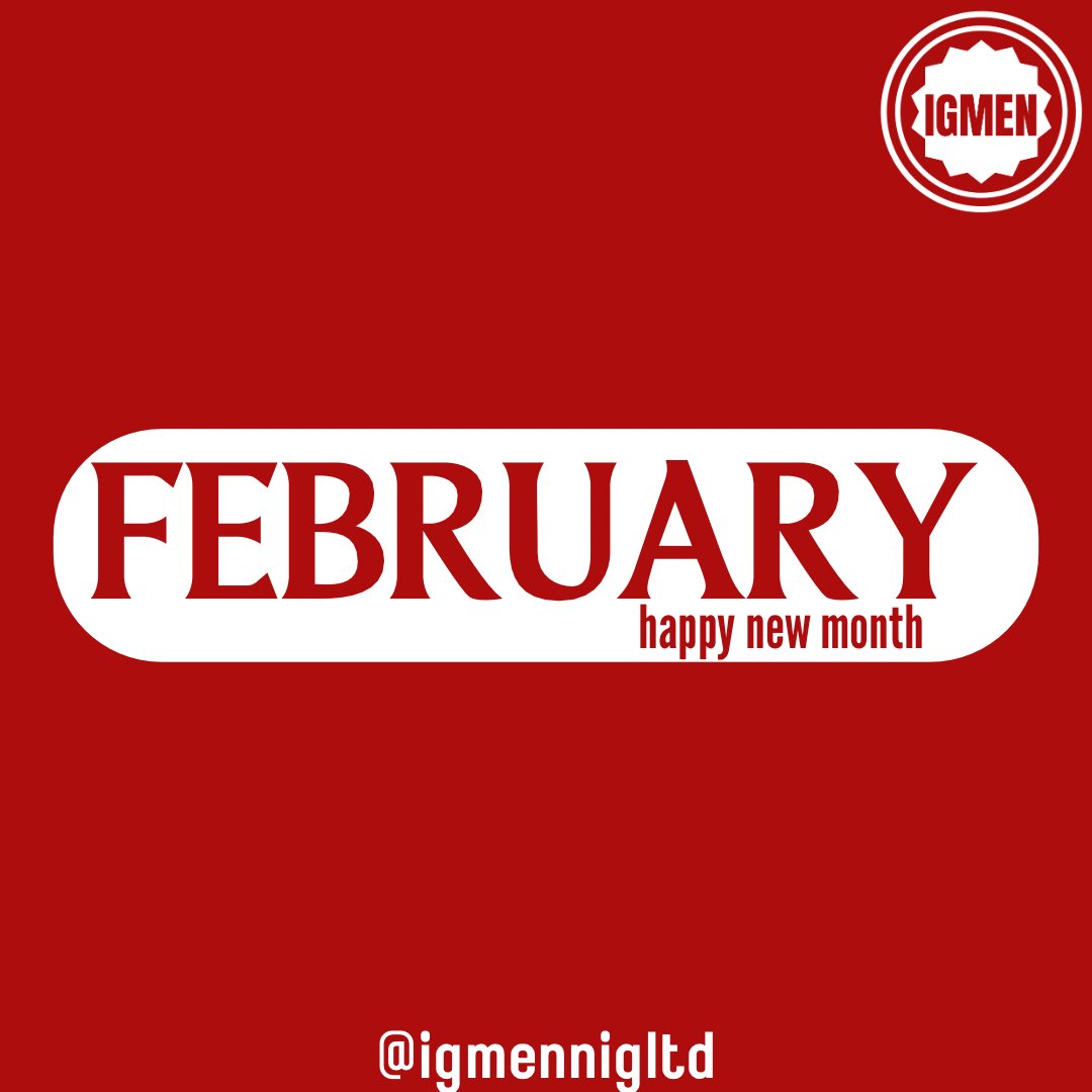 igmennigltd's tweet photo. Happy new month #lovemonth #monthoflove #igmen #igmennigltd https://t.co/638OBJ9Vni