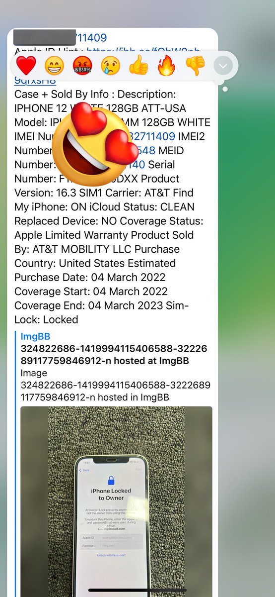 MobiliZeLK's tweet photo. iCloud Clean iPhone 12 Sold by AT&T MOBILITY USA πΊπΈ has been successfully,
U N L O C K E D βοΈ
#CleanSlow #MobiliZeLK #iResults https://t.co/hNvDjZXefC