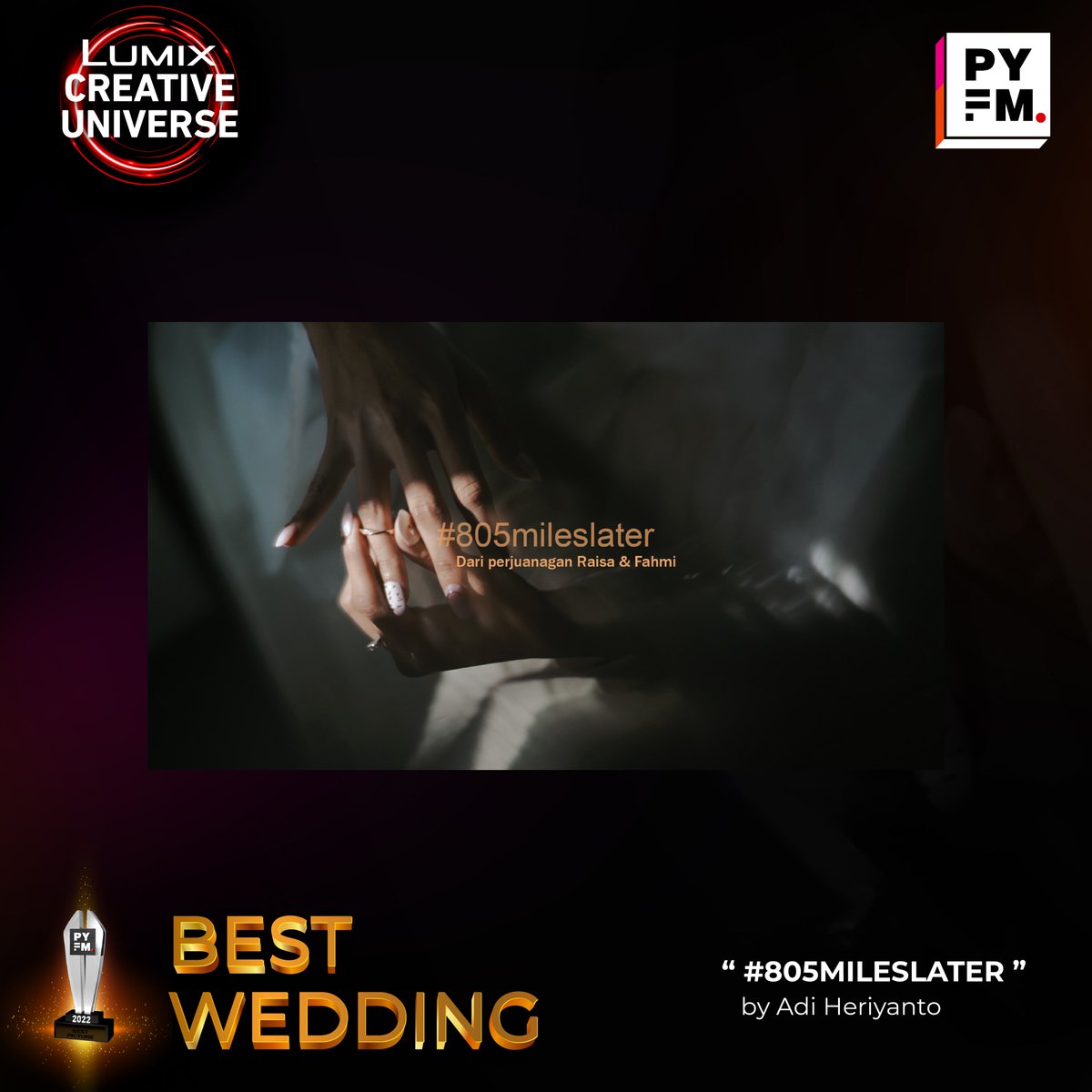 IDPanasonic's tweet image. Panasonic mengucapkan selamat kepada para pemenang PYFM 2022!

Serta apresiasi sebesar-besarnya kepada para creators yang telah berpartisipasi mengirimkan karya terbaiknya di PYFM 2022.

Sampai bertemu di PYFM selanjutnya!

#PYFM2022 #BORNTOCREATE #PANASONICYOUNGFILMMAKER