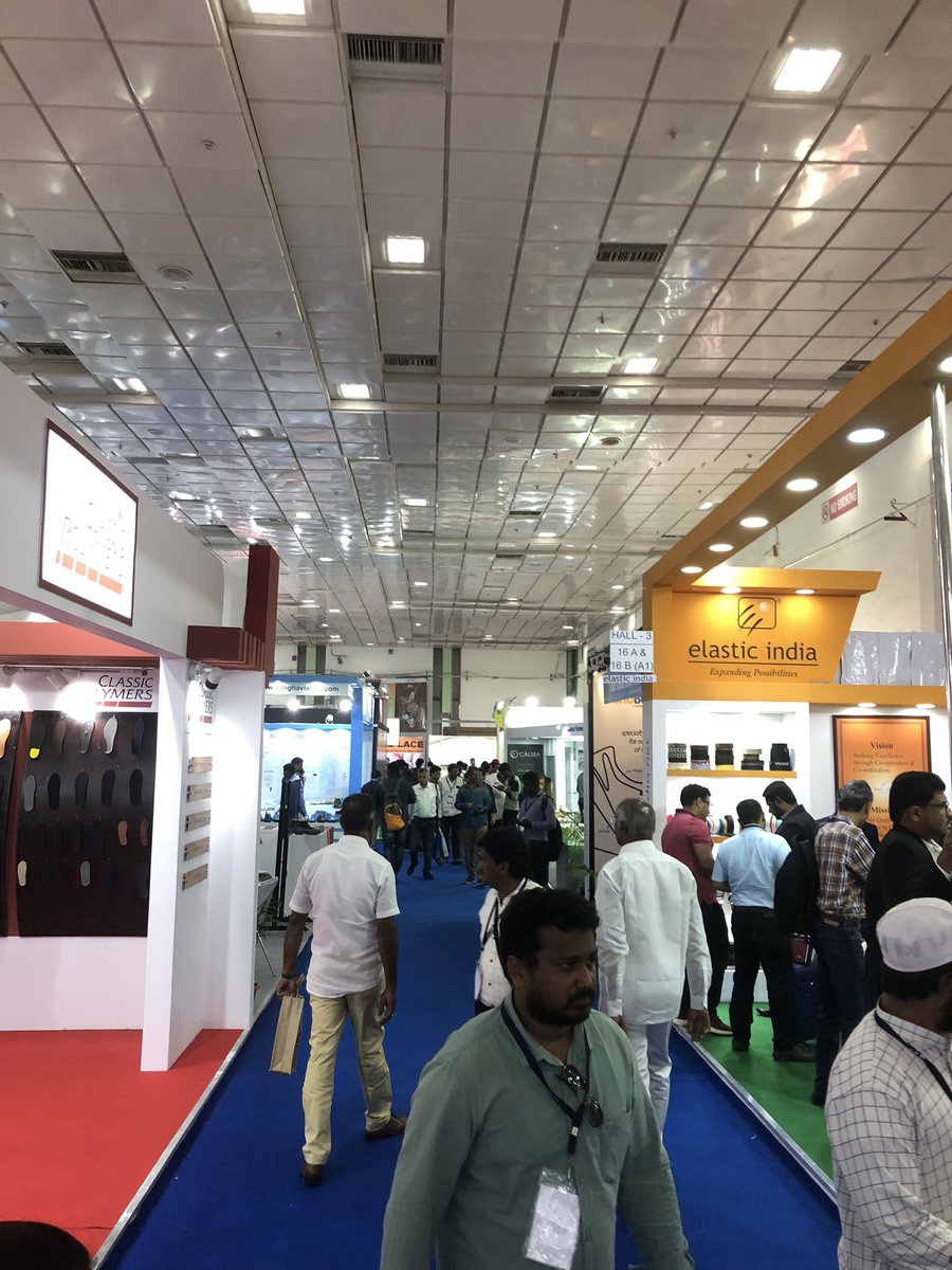 WTPworldleather's tweet photo. Busy scenes on the first day here at the #IILF in Chennai. #leather https://t.co/1LfF8yjQPd