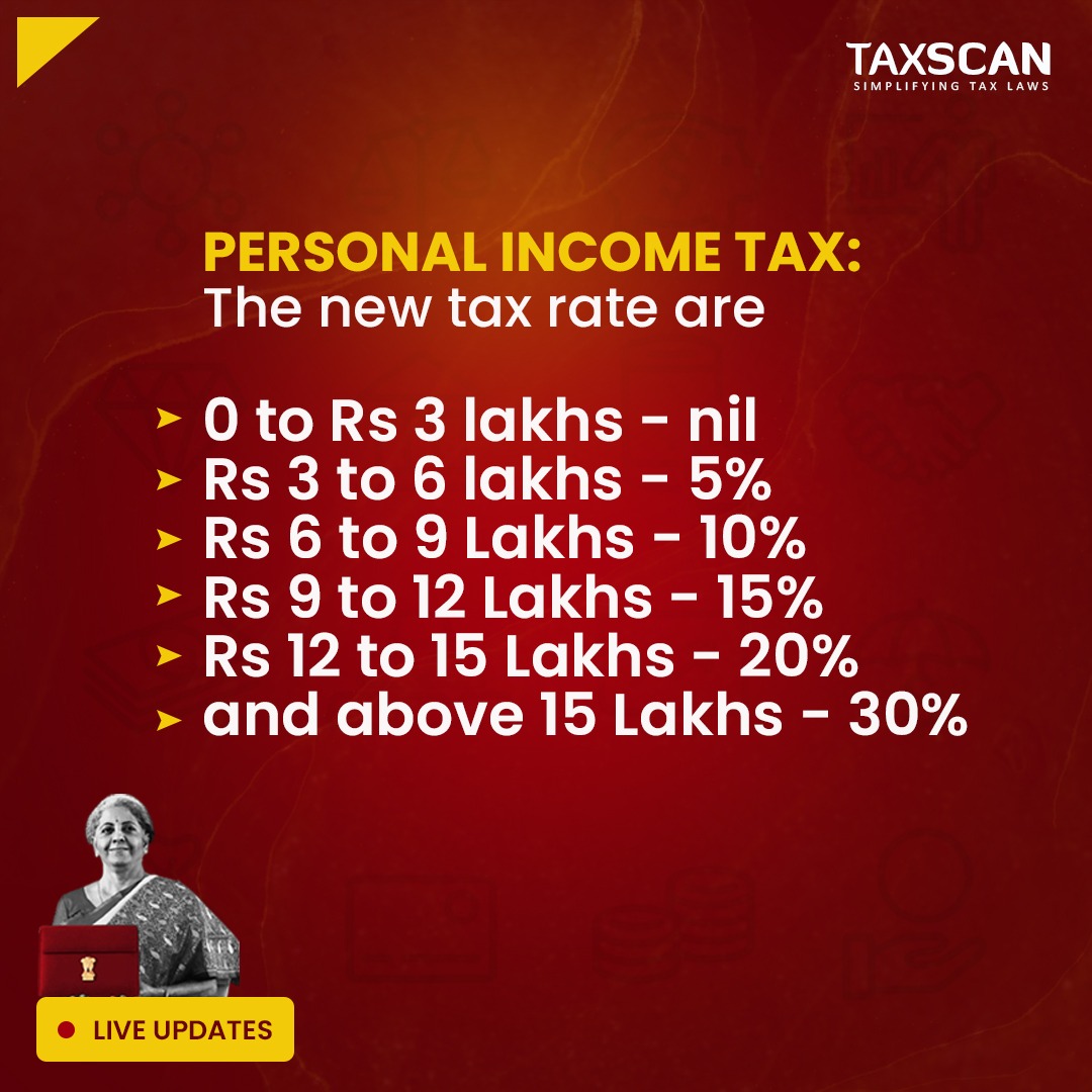 taxscan.in/union-budget-2…
#personalincometax #incometax #tax #incometaxrates #FM #FinanceMinisterNirmalaSitharaman #FinanceMinister   #AmritKaalBudget   #Budget2023   #BudgetSession   #Budget   #budgetwithtaxscan    #UnionBudget2023   #UnionBudget  #BudgetScan   #taxscan   #taxnews