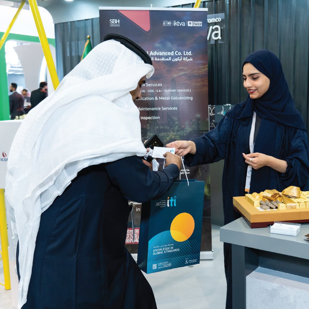 نشكر لكم زيارتكم لجناح ⁧#ايكون_المتقدمة⁩ في اليوم الاول لمنتدى ومعرض ⁧#اكتفاء_2023
Thank you for your visit #ICON_Advanced pavilion on the first day of the #iktva2023  exhibition.