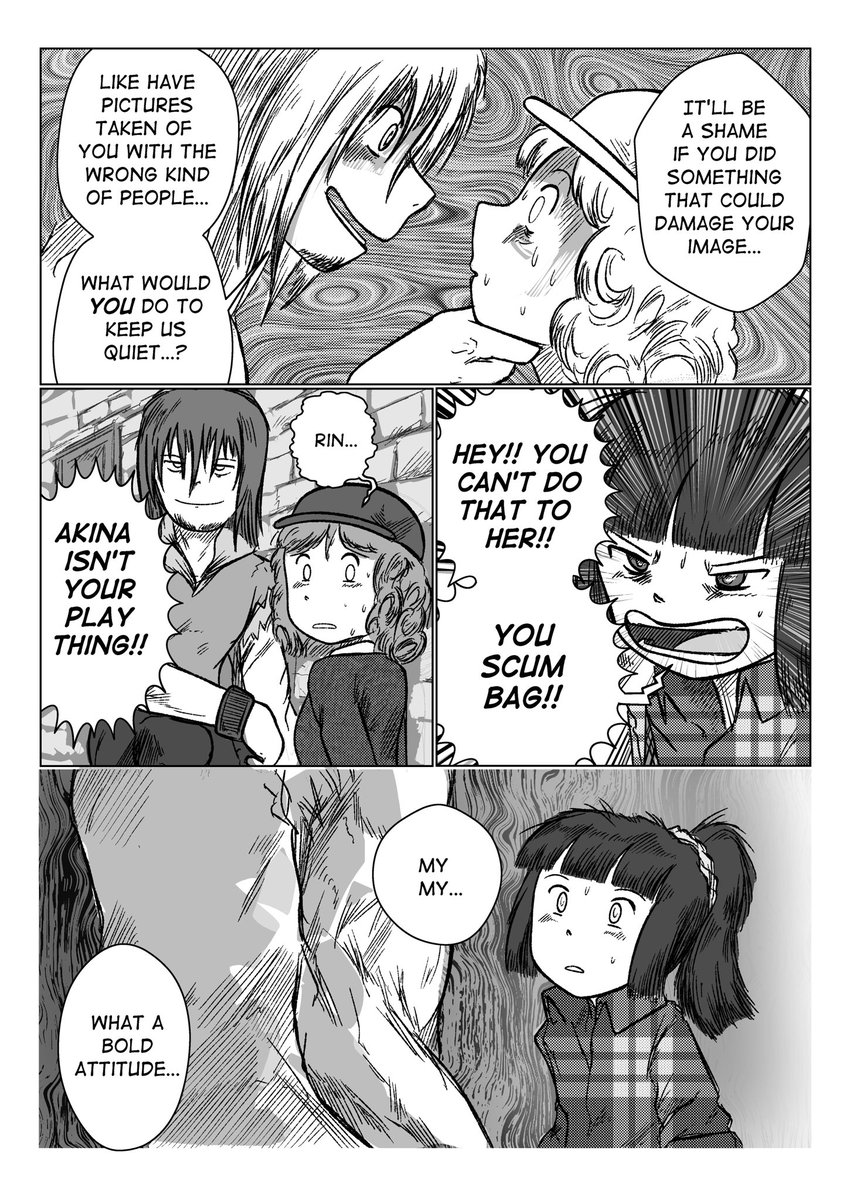 bluekapo_art's tweet photo. I promise that it won’t stay this dark.
Vari’s Charm CH15 pages 9-12

#manga #mangaart #comic #varischarm #varischarmmanga https://t.co/OaZ3MJImWJ