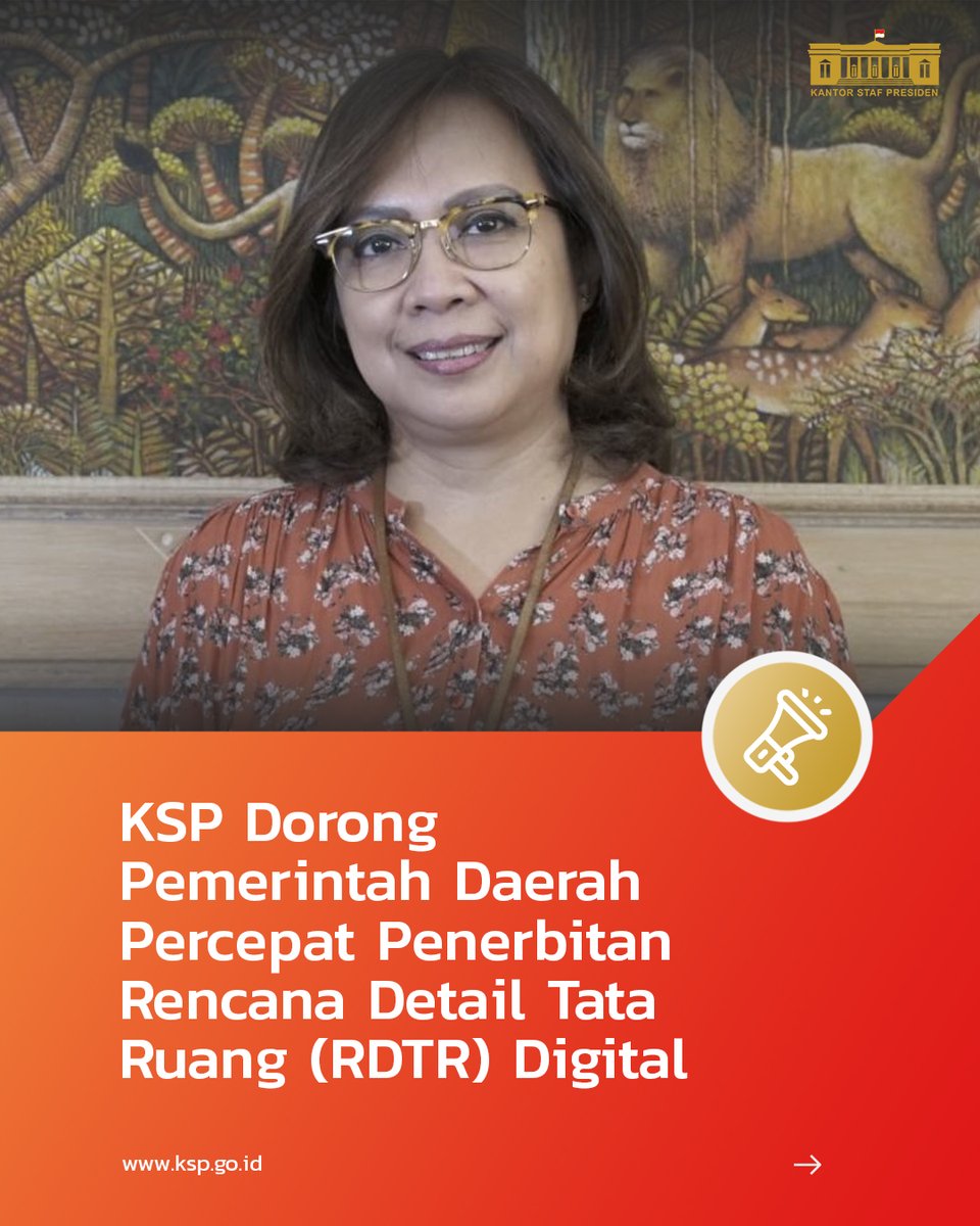 KSPgoid's tweet photo. #TuandanPuan, Kantor Staf Presiden mendorong pemerintah daerah mempercepat penerbitan Rencana Detail Tata Ruang (RDTR) Digital. Sehingga persoalan tata ruang tidak lagi menghambat pertumbuhan investasi di daerah.

Selengkapnya baca di: https://t.co/v3gfrbW6bq

#RDTR #KSP https://t.co/SghkSLBAhW