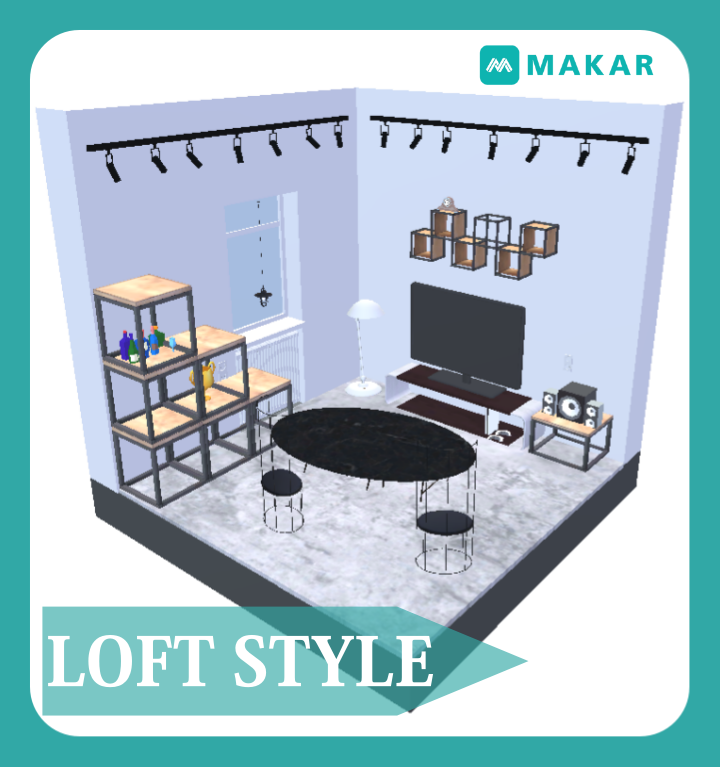 MAKAR_JP's tweet photo. MAKARでメタバース部屋自作してみて！🏠🔥
内蔵されている素材の中で色んな3Ｄ家具があるから、
自分のスタイルを創ろ#XR 🛏️🪑🪜🚪🪟

👉🏻 今すぐダウンロードしてみて：https://t.co/gJUng6WmnG

#MAKAR部屋  #メタバース  #3D素材  #AR #VR #XR https://t.co/ENAoiV5j6j