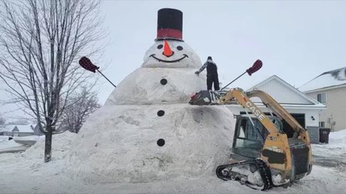 Giant Snowman Hits Local Celeb Status

From The Weather Channel iPhone App https://t.co/tVzv2oN4CK https://t.co/A1nWrXEEVY