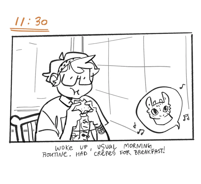 happy #hourlycomicday!! mine started so late it's a little embarrassing but hey im on break 