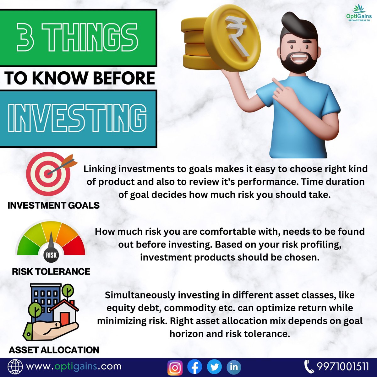 optigains's tweet photo. 3 things to know before INVESTING :
Investment Goals
Risk Tolerance
Asset Allocation
.
.
.
.
.
.
#MutualFundsInvestment #investmentopportunity #investingtips #financialfreedom2023 #financetips #sip #Nifty #mutualfundssahihai #investormindset #investinyourself #financialplanning https://t.co/nMVPZY9WtT
