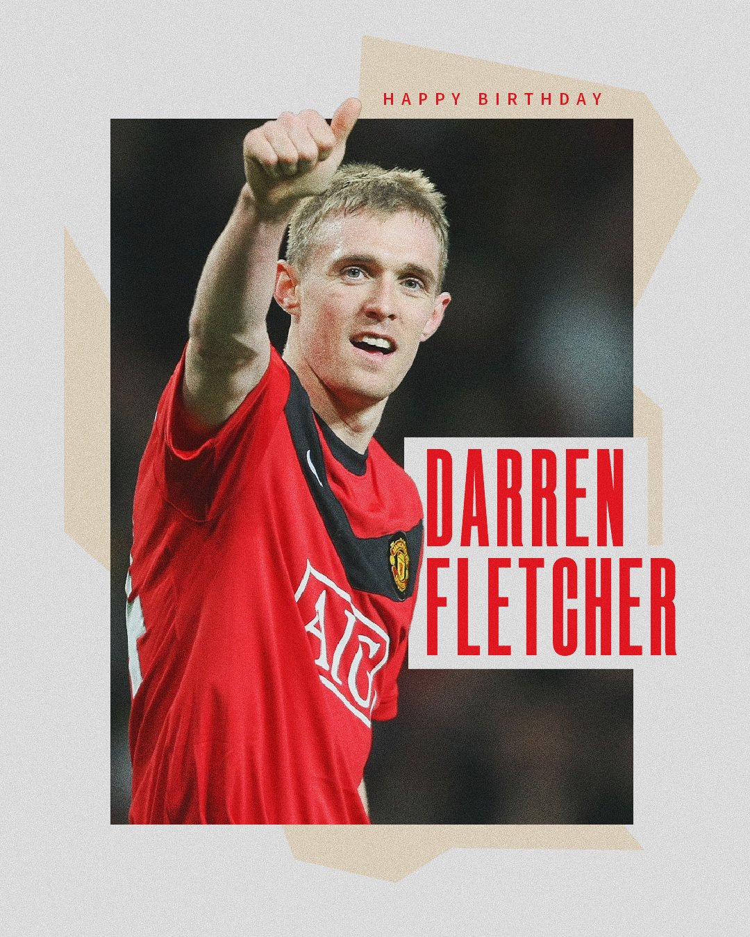 Wishing Darren Fletcher a happy birthday! 