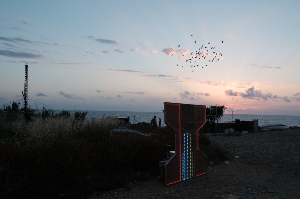 togetherwetap's tweet photo. #TAPinterventions Partially Occupy Darkness (2017) by Ghassan Maasri is a site-specific intervention on the Dalieh of Raouche commissioned in the framework of Dalieh Watch Day. During four days, different areas were activated at night with a mobile and independent light box. https://t.co/u59ScwY4JW