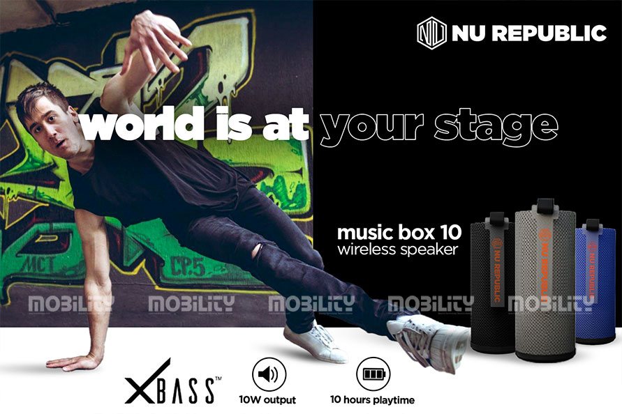 mobilitymag's tweet photo. Nu Republic Launches Music Box 10 Portable Speaker with Stunning Looks and Options

Know More👇

https://t.co/46auwwVwcf

@NuRepublicIndia @RoadGods @ujjwal_sarin #NuRepublic #musicbox10 #portablespeaker #stunninglooks #xbasstechnology #heavybass #mobilityindia #mobilitymagzine https://t.co/bASx0TfvjC