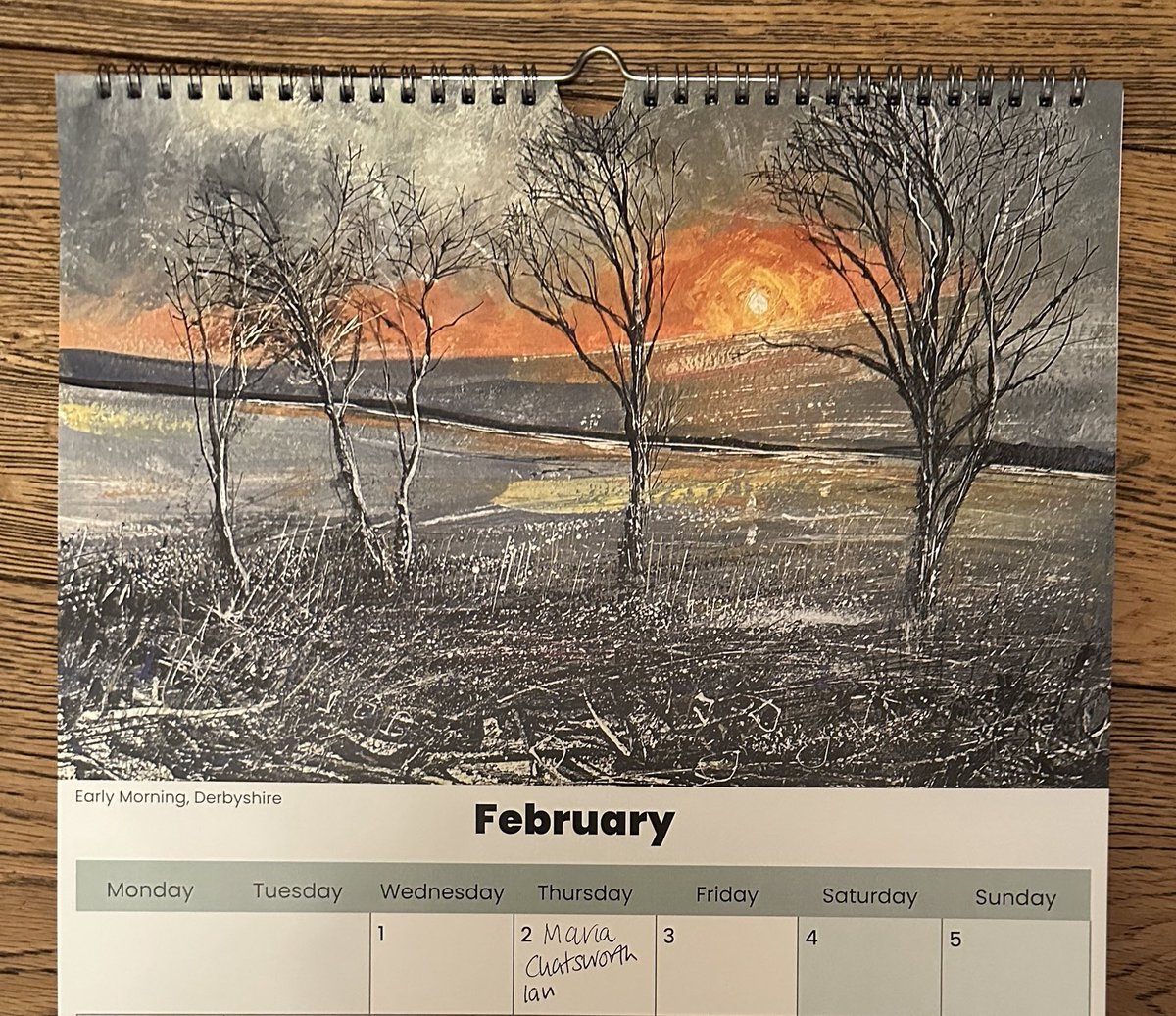 staithesartist's tweet photo. White Rabbits! At last the 120 days of January are over and it is #February. Lighter in the evening and I will be @ChatsworthOfficial tomorrow ⁦@PDArtisans⁩ #showcaseintheshop. This painting is of a view on the way to #Chatsworth and still available locally. Glass frame https://t.co/TAJP8kLKKi