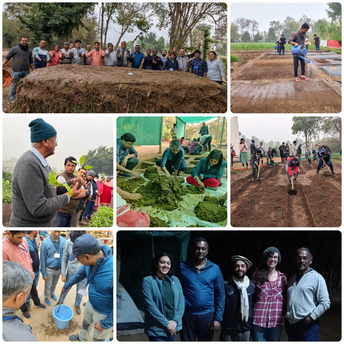 Biodynamic compost, veggie-bed and more prepared by National Diary Development Board participants at Bhaikaka Krishi Kendra, Gujurat.

#biodynamicfarming #Organic2023  #organicfood