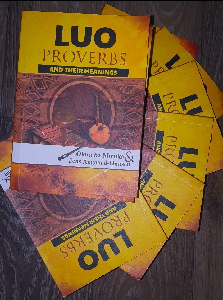 Get your hands on the essential read, 'Luo Proverbs & Their Meanings' by Okumba Miruka & Jens Aagaard Hansen. Help preserve & promote local literature, including Orature as defined by Prof Austin Bukenya

nuriakenya.com/product/luo-pr…

KShs1,000.00

#NuriaStore 📚