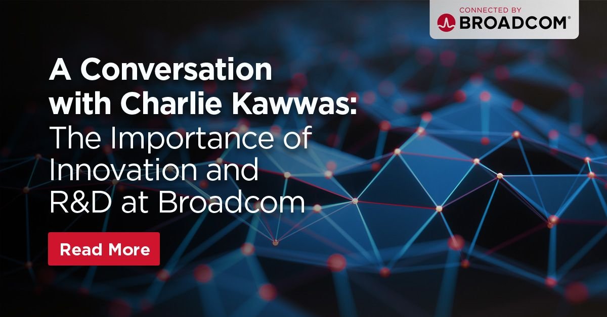 At the center of a world #ConnectedByBroadcom are semiconductors. 🌐 

Charlie Kawwas, President of the Semiconductor Solutions Group at 
@Broadcom, shares how important the role of #innovation and #partnership is for companies navigating #DX: bit.ly/3JEeLpw