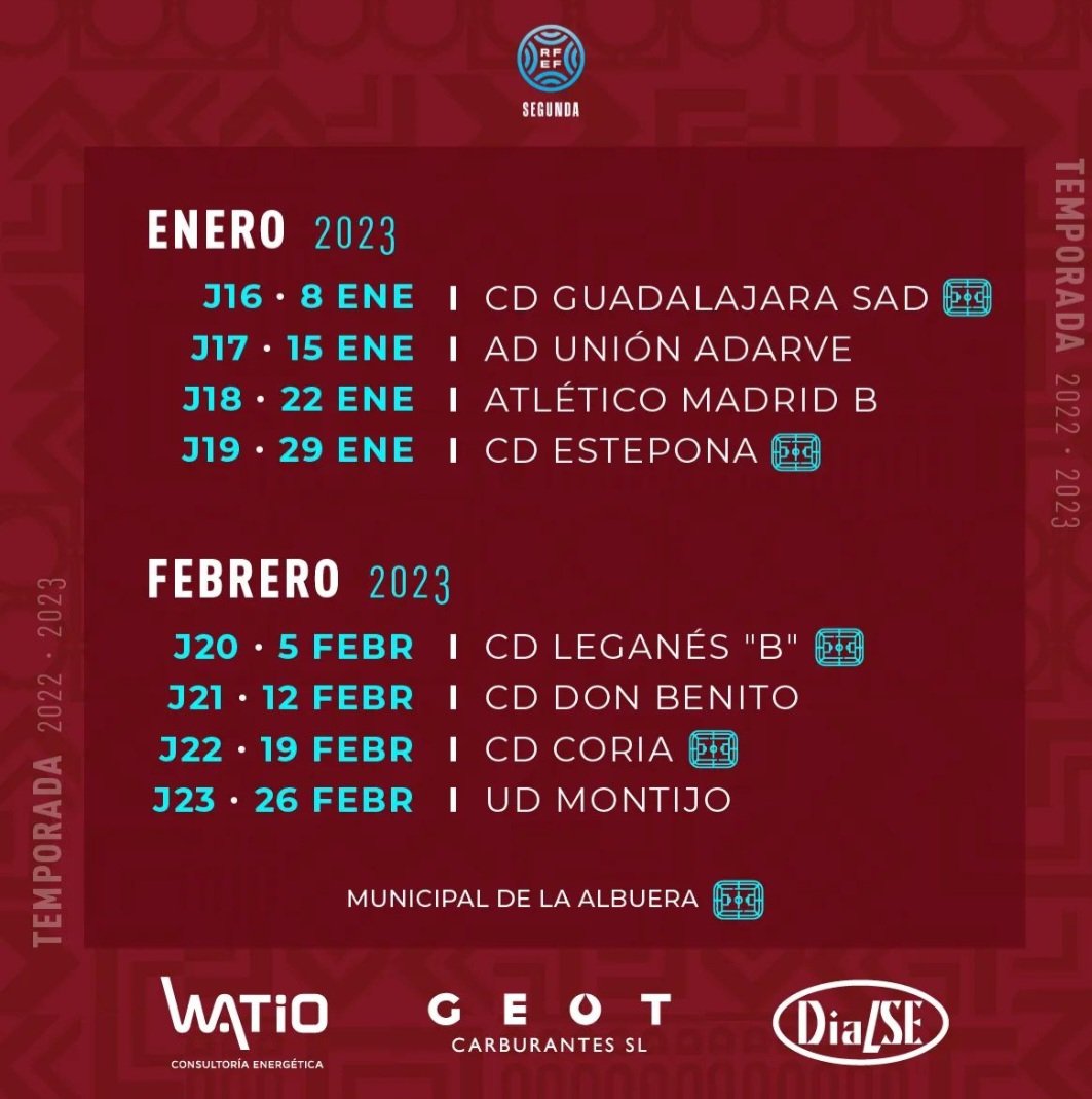 lagimnastica's tweet photo. 🖐🏻 Adiós a la "cuesta" de enero y saludamos a febrero con cuatro encuentros que no van a ser tampoco fáciles
#watio #dialse #geot
#AúpaSego🔵🔴 https://t.co/DjFHfqqDeR
