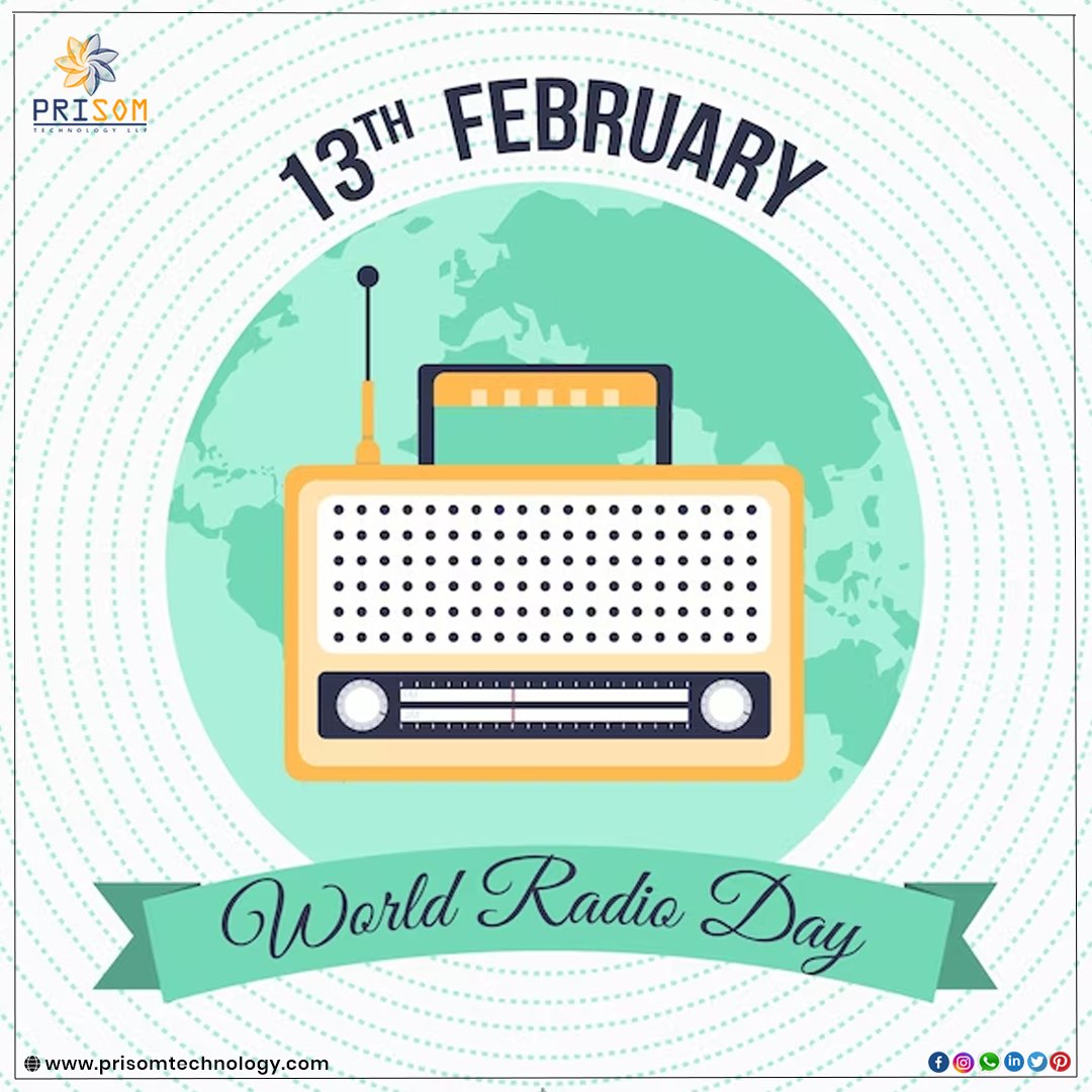 Radio is something that has been connecting us with the happening around the globe since forever. Happy World Radio Day.
#radioday #radio #fm #WorldRadioDay #radioday #prisom #prisomtechnologyllp #softwarecompany #Softwaredevelopment #softwaredevelopmentcompany #ahemdabad #india