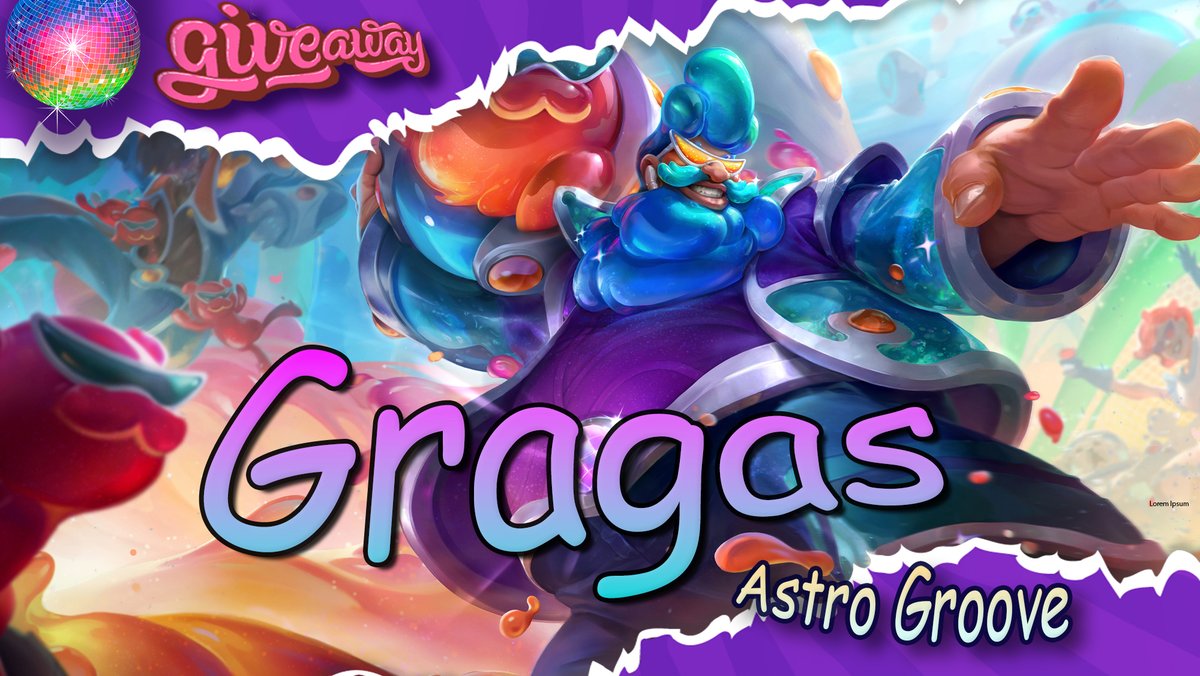 Comme une bonne nouvelle n'arrive pas toute seule, 
Vous pouvez aussi tenter de gagner le skin de Gragas Astro Groove! 
--> Follow <a href="/RozaraLoL/">Rozara</a> 
--> RT et Like le tweet 
Tag ton pote qui fait les plus mauvais combos de Gragas mais qui dit quand même bomba quand il les fait TAS le 5