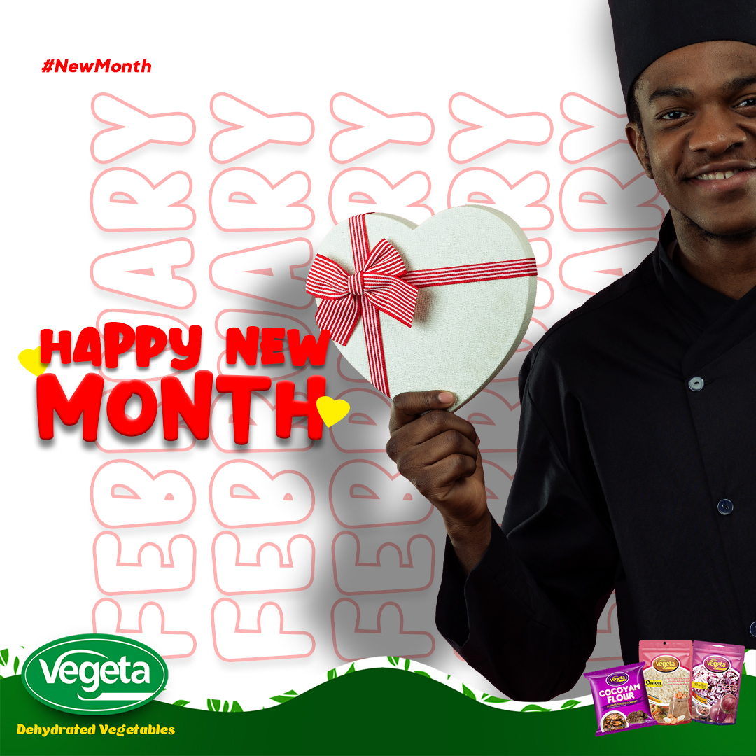 VegetafoodsNg's tweet photo. Strive for excellence always. You deserve the best. Go for gold this #newmonth.
Happy February ♥️ ♥️
#februarywish #FebruarySpecials #NewMonth #HappyNewMonth https://t.co/2rkmQjwzFP