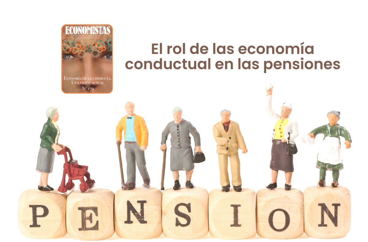 ¿Qué sesgos intervienen en la toma de decisiones en el ahorro para la jubilación? ¿Cómo puede ayudar la #EconomíaConductual?
Gloria Alonso, Carolina Cabrita, Rosa Ortí y <a href="/diegovaleroc/">Diego Valero</a> del <a href="/ObservatorioBE/">Observatorio de Economía de la Conducta</a> en la #RevistaEconomistas
👉cemad.es/wp-content/upl…
