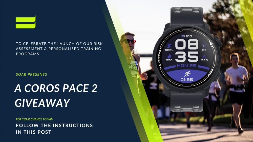 RT this, and follow @trainwithsoar to be in the Sunday 5th February 9pm prize draw for your chance to win a COROS PACE 2 Premium GPS Sport Watch (RRP £179).

We will choose one winner. Good luck! 

#ad #ukrunchat