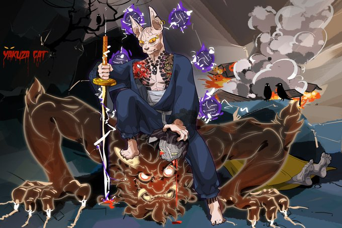 Kenomi_GA's tweet photo. 🎉 KenomiNFT x YakuzaCatNFT 🎉

@YakuzaCatNFT 
 has given us 3x WL spots to giveaway!

To enter:
1⃣Follow @KenomiNFT @Kenomi_GA @YakuzaCatNFT 
2⃣Like &amp; RT
3⃣Tag 3 friends
 
Giveaway ends in 24 hours! Good luck! ⏳ https://t.co/Kro5CApczn
