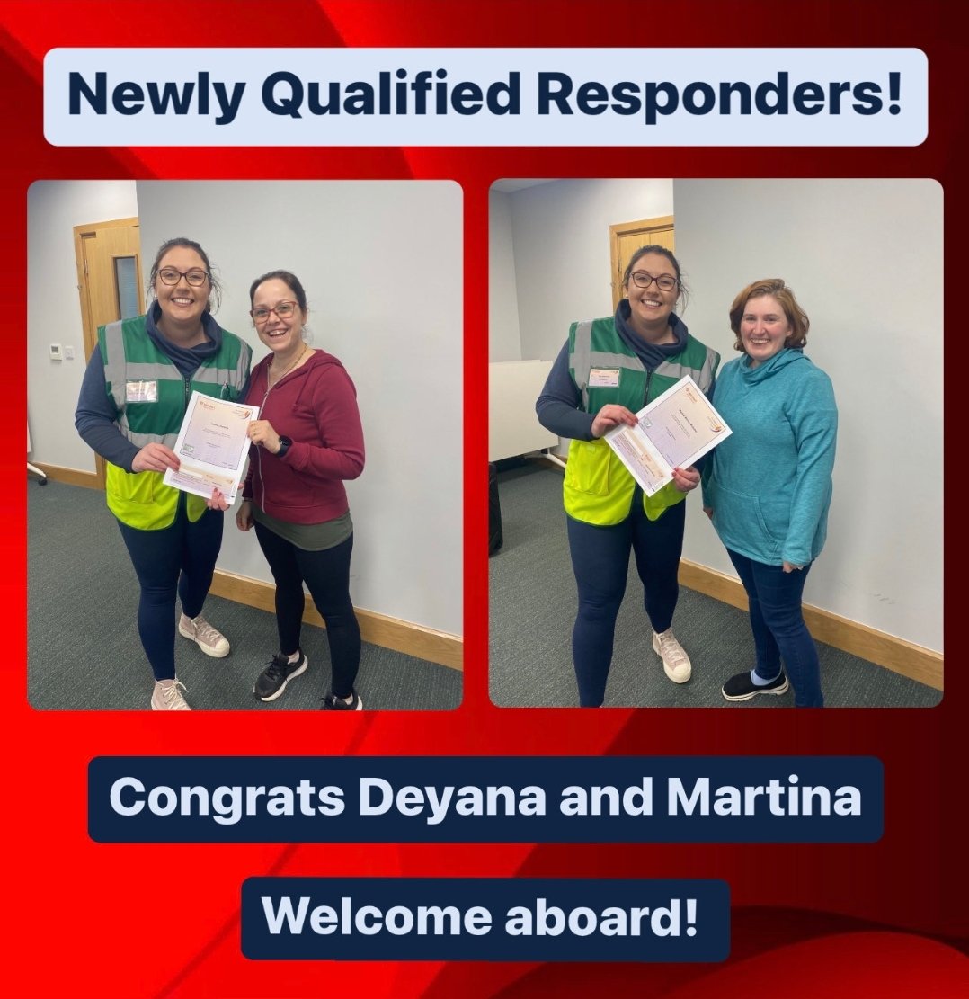 🥳 Congratulations to our newly qualified Responders 🥳

@NaasBall

#NaasCFR #chainofsurvival #cpr #naas #volunteer