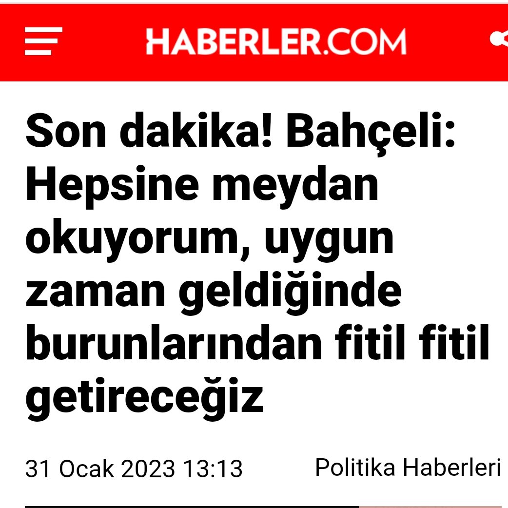 Devlet Bahçeli; 
- Burunlarından fitil fitil getireceğiz!
- Fitne yayan siyasetçiler, sözde gazeteciler sosyal medya fareleri!

Bu neyin intikamı? Bahçeli!
Aynı tavrı Sinan Ateş cinayetinin failleri için de beklerdik.
Adamın var oluşu nefret üzerine kurulmuş!
#AmpulePüfDeTürkiye