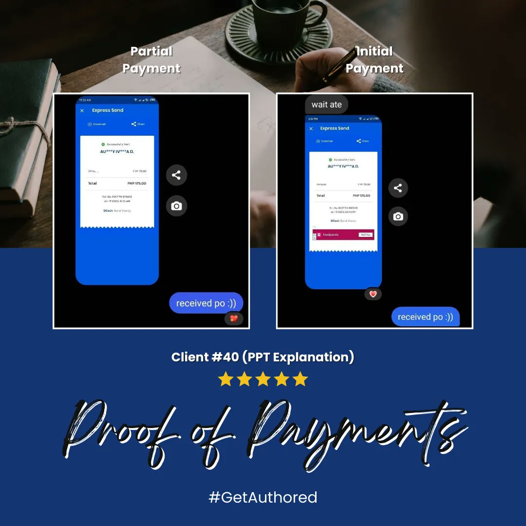 authoredbyus's tweet photo. #GetAuthored

PPT Explanation yey! 🥳 

Thank you for trusting us! DM for quality output. 🫶 https://t.co/cB6BZtSW98