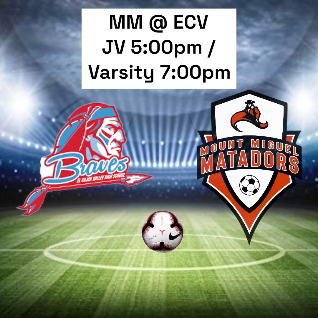 MountSoccer's tweet image. Matadors travel to El Cajon Valley for a 7:00pm league showdown #matadorssoccer⚽️ #futbol #sdsoccer