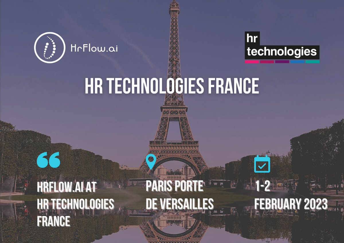 hrflowai's tweet image. Notre équipe se réjouit de participer aujourd&apos;hui au salon @HRTechFR à Paris.

Nos experts en IA et HrTech ont hâte de rencontrer nos clients et partenaires actuels et futurs.

Vous pouvez sélectionner votre créneau de RDV en utilisant le lien en commentaire !

#HRTechFr #hrtech