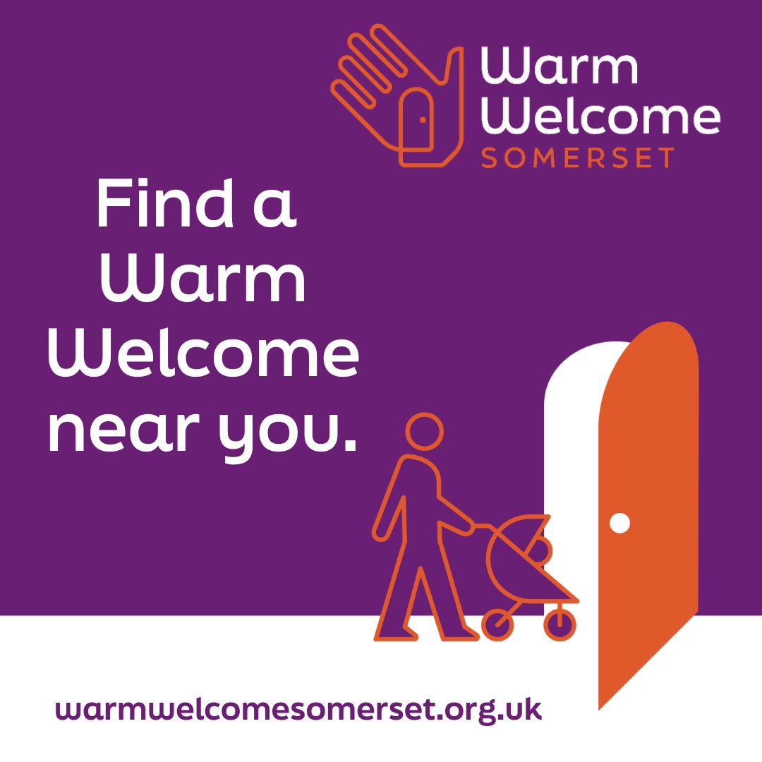 Visit the #WarmWelcomeSomerset map to find out where you can stay warm for free this winter. warmwelcomesomerset.org.uk.