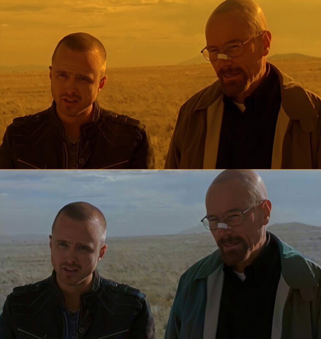 Movie LUTs on Twitter "Breaking Bad (2008) without color grading"
