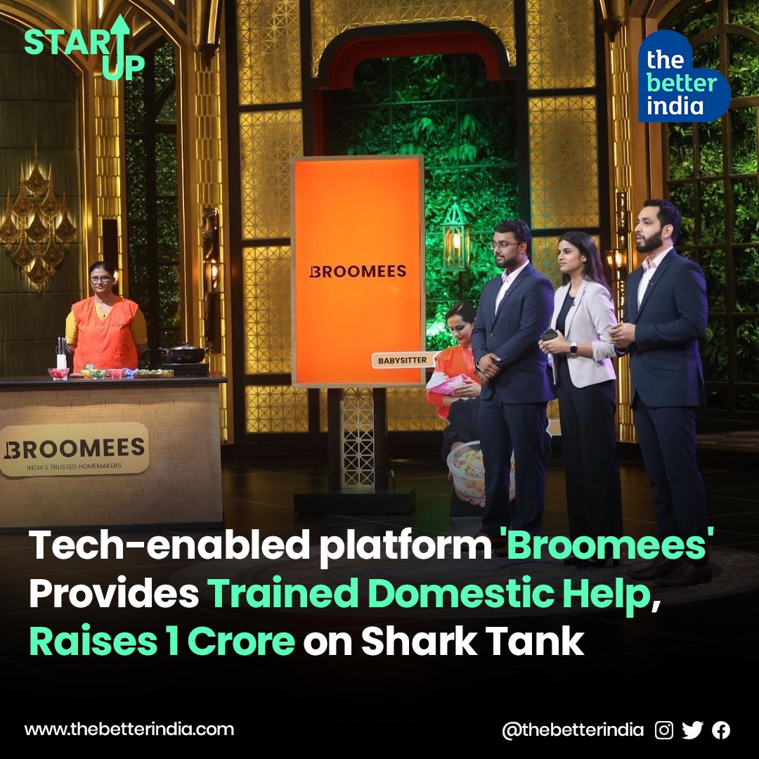 Revolutionising how domestic help is hired in India, #Broomees offers trained house helpers who can do every possible household chore efficiently.
<a href="/BroomeesI/">Broomees India</a> 

#Entrepreneurs #Technology #SharkTankIndiaS2 #Delhi