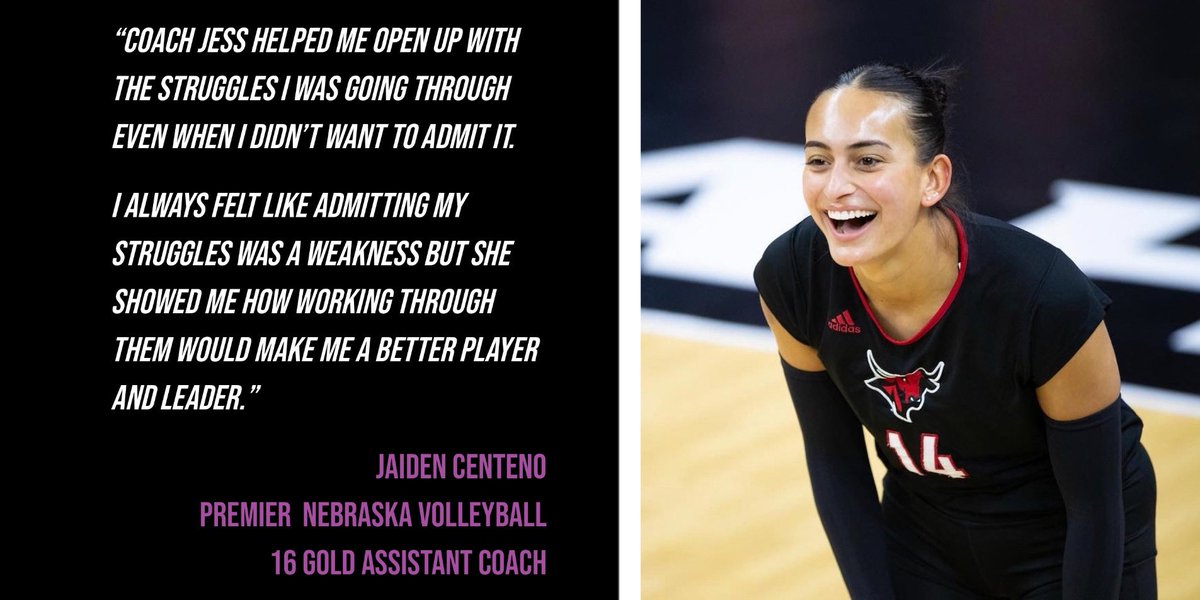 Jess Knecht, MS PSY (@jessknecht) on Twitter photo <a href="/JaidenCenteno/">Jaiden Centeno</a> || Max Out Mindset Podcast Guest
How did believing in positive self-talk & watching a highlight reel before matches help improve her confidence?
“Strength in Vulnerability”
🎧 podcast: maxoutmindset.com/maxoutmindsetp…
#maxoutmindset #volleyball #clubvolleyball #Mindset <a href="/JaidenCenteno/">Jaiden Centeno</a> || Max Out Mindset Podcast Guest
How did believing in positive self-talk & watching a highlight reel before matches help improve her confidence?
“Strength in Vulnerability”
🎧 podcast: maxoutmindset.com/maxoutmindsetp…
#maxoutmindset #volleyball #clubvolleyball #Mindset