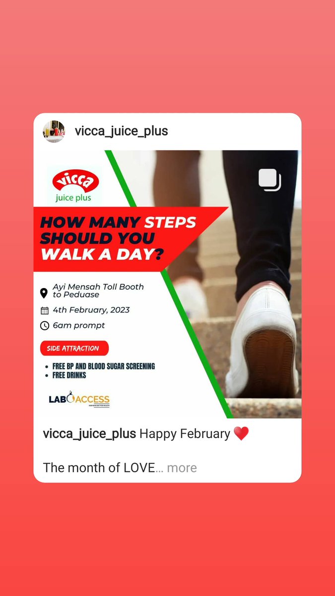 viccajuiceplus's tweet photo. Happy February. Join let's start the month of love in a healthy way. #juice #walkwithVicca #healthylifestyle #TrendingNow #februarychallenge #loveisland #Viccaexperience https://t.co/ZEheEtIIg9
