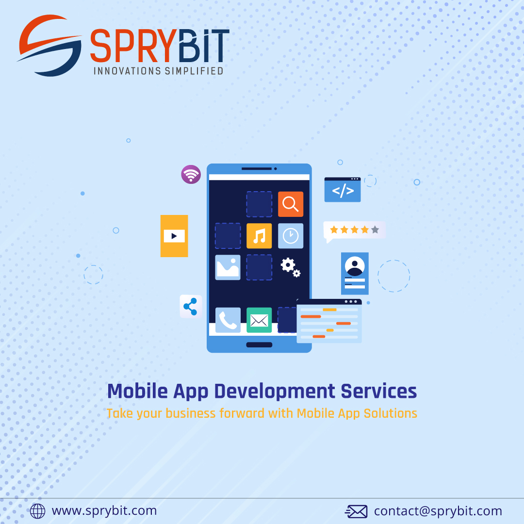 SpryBit's tweet image. #SpryBit helps companies build &amp;amp; scale #MobileAppDevelopmentSolutions across multiple platforms &amp;amp; connected devices. Expand mobile capabilities with us without worrying about losing focus on business activities. 

Visit - sprybit.com/mobile-app-dev…

#MobileAppDevelopment #MobileApps