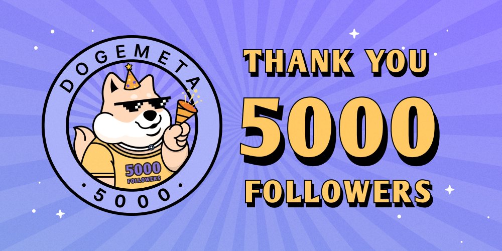 _DogeMeta_'s tweet photo. 📣Calling out #DOGE #Metaverse Residents🐶🌏

🎉We’ve now hit 5000+ Followers🎉

Number 1️⃣0️⃣0️⃣0️⃣0️⃣ is now up for grabs📈

🥂 Thank you for your love and support❤️

🎊Let's celebrate and record our explorers’ achievements in style!
https://t.co/AU54gcZom8

#NFT #NFTGiveaway https://t.co/1ckwNQXVEj