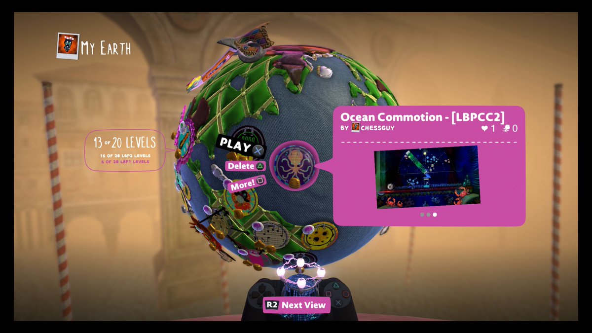 LChessguy's tweet image. #LBP3 #Sackboy 
My #LBPCC2 entry entitled "Ocean Commotion" is now published!