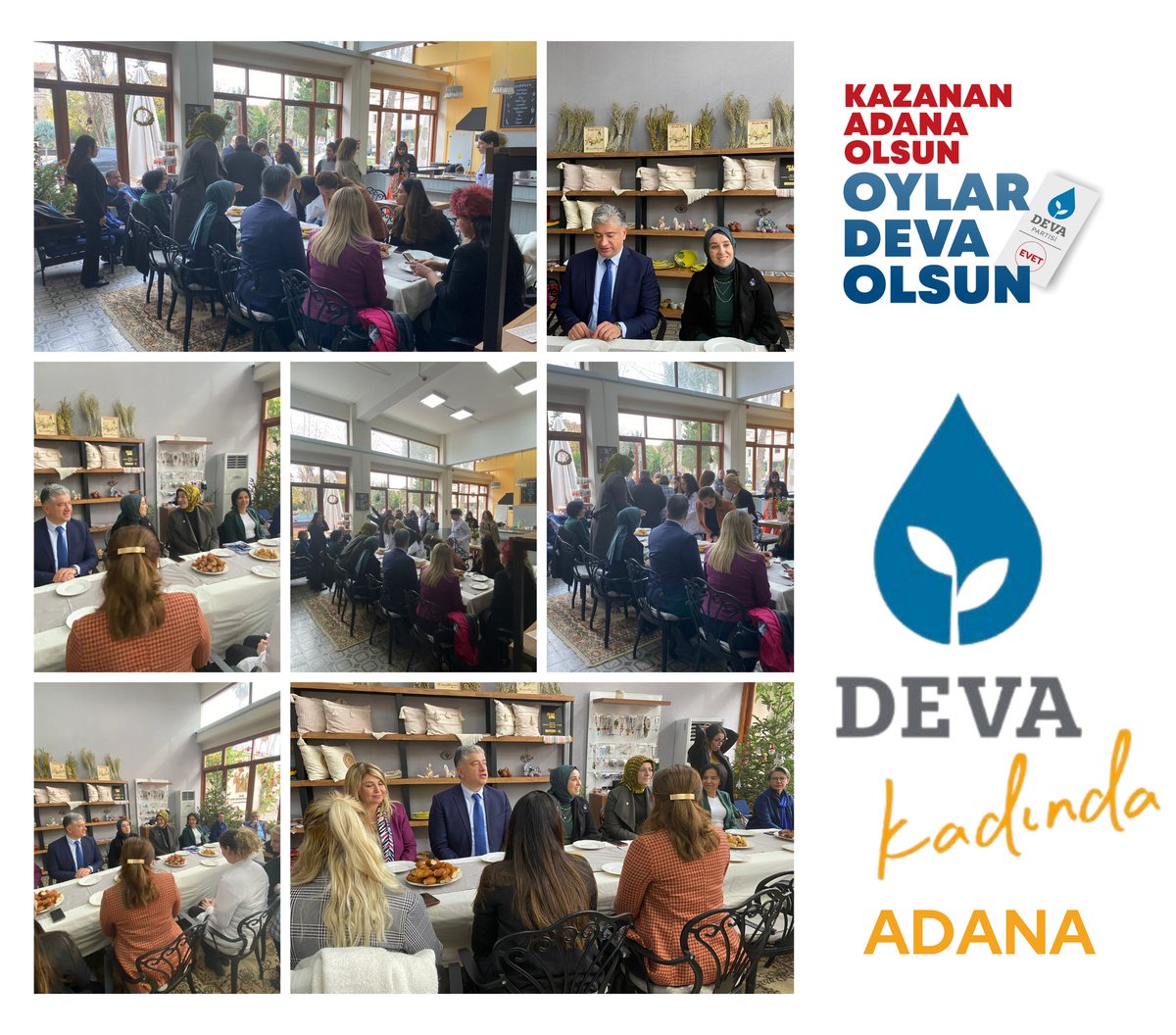 adanayadeva's tweet photo. Genel Başkan Yardımcımız Elif Esen ile birlikte güne Adana Kadın Kooperatifleri Birliği'ni ziyaret ederek başladık.

Kadın Eylem Planımızı anlattık.

Misafirperverliğinden ötürü kooperatif başkanı Zeynep Kırılmış ve yöneticilerine çok teşekkür ederiz. https://t.co/umppNLud2X