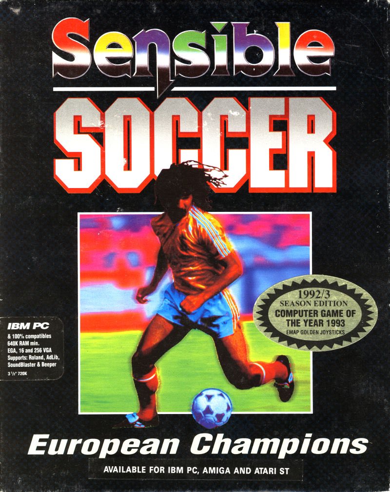 Nothing sensible about this game. A load of tiny little players floating around the pitch. Running at speed. Playing the ball all over the place. And it was amazing. How many people started their computer game obsession with this classic?