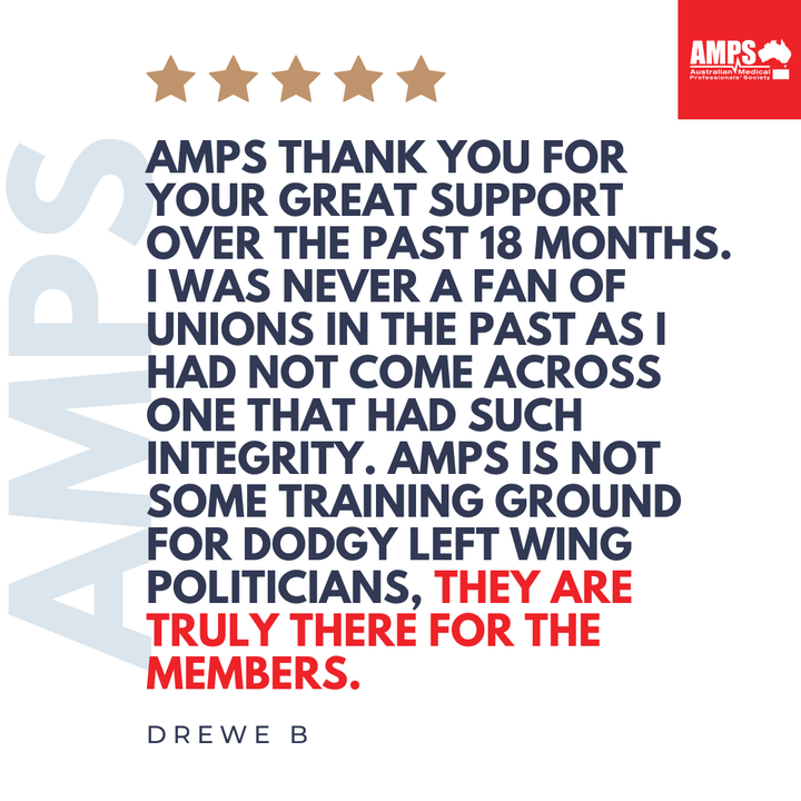AMPS_RedUnion's tweet photo. Another happy member shares their AMPS experience
⭐️⭐️⭐️⭐️⭐️
To find out more about AMPS and become protected today visit: https://t.co/ZUcyH8N48W
#AMPS #Review #Doctors #MedicalProfessionals #RedUnion https://t.co/NtUf3V9RVK