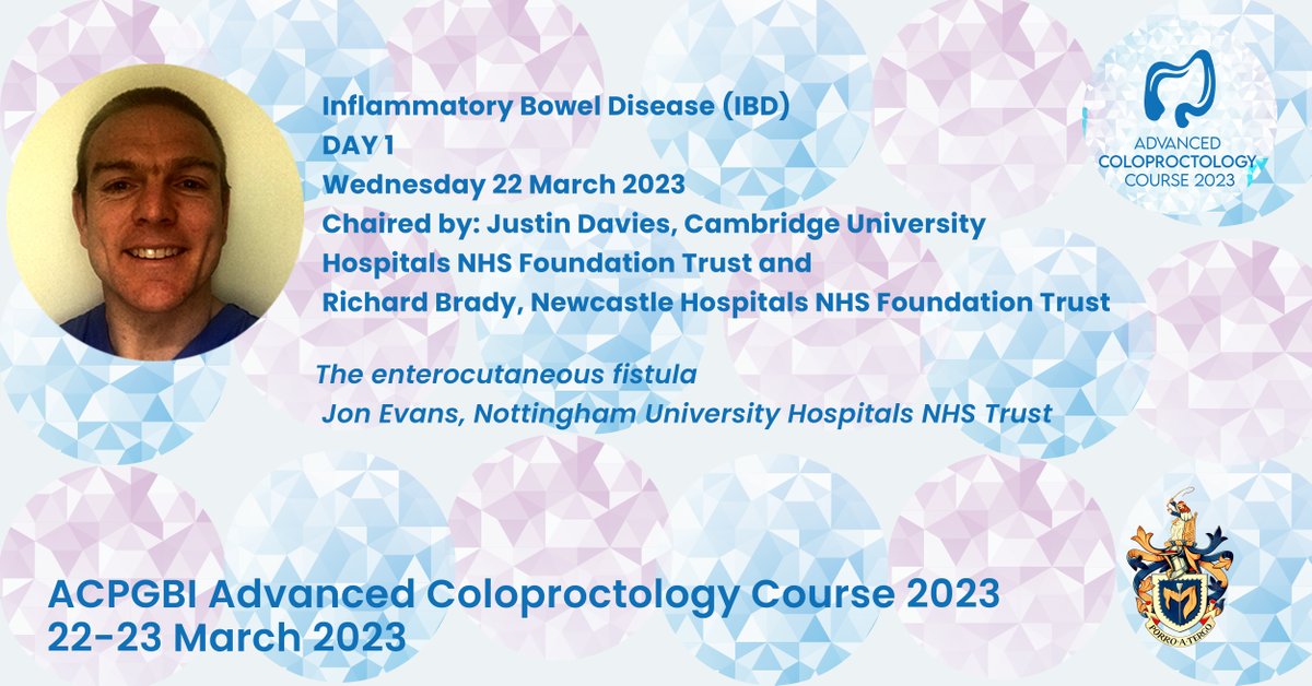 @ACPGBI (@acpgbi) on Twitter photo #ACC2023
The final session on Wed 22 Mar is on #IBD
Chaired by <a href="/jdcamcolorectal/">Justin Davies</a> <a href="/researchactive/">Richard Brady (researchactive.bsky.social)</a>
Delighted that <a href="/drjpevans/">Jonathan Evans</a> will talk on The enterocutaneous fistula
🗨️Very interesting, clinically relevant
👉🏾 bit.ly/ACC2023reg
<a href="/IBDnewcastle/">IBDnewcastle</a>
<a href="/IBDRoyalLondon/">IBDBartsHealth</a>
<a href="/IBDUKTEAM/">IBD UK</a> #ACC2023
The final session on Wed 22 Mar is on #IBD
Chaired by <a href="/jdcamcolorectal/">Justin Davies</a> <a href="/researchactive/">Richard Brady (researchactive.bsky.social)</a>
Delighted that <a href="/drjpevans/">Jonathan Evans</a> will talk on The enterocutaneous fistula
🗨️Very interesting, clinically relevant
👉🏾 bit.ly/ACC2023reg
<a href="/IBDnewcastle/">IBDnewcastle</a>
<a href="/IBDRoyalLondon/">IBDBartsHealth</a>
<a href="/IBDUKTEAM/">IBD UK</a>