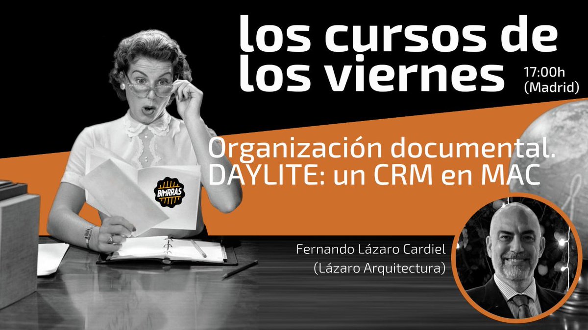 Fernando Lázaro viene a LCDLV esta semana a contarnos cómo maximizar nuestra productividad aprendiendo a manejar nuestra información de la manera más eficiente. No te lo pierdas!

Si todavía no eres miembro de BIMrras INSIDERS, puedes seguir la sesión en my.mtr.cool/nupplvmoua