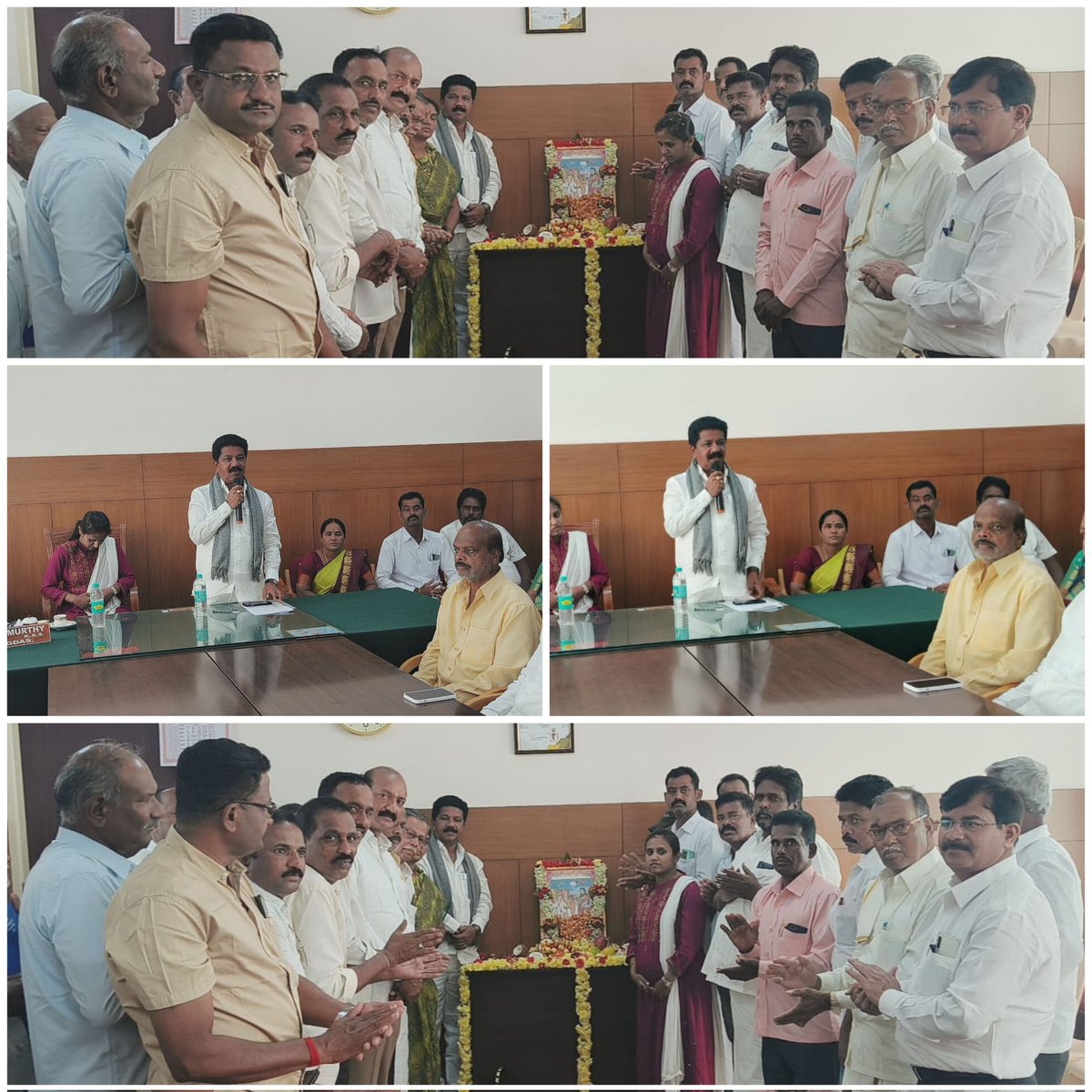 Raghumurthy_INC's tweet photo. ವಚನಗಳ ಮೂಲಕ ಸಮಾಜದಲ್ಲಿ ಸರ್ವರಿಗೂ ಸಮಪಾಲು ಕಲ್ಪಿಸಲು ಮಹಾ ಶಿವಸರಣರಾದ ಶ್ರೀ ಮಡಿವಾಳ ಮಾಚಿದೇವ ಅವರು ಹೊರಾಡಿದ್ದಾರೆ.
ಚಳ್ಳಕೆರೆ ತಾಲೂಕು ಕಚೇರಿ ಸಭಾಂಗಣದಲ್ಲಿ ಆಯೋಜಿದಿದ್ದ ಶ್ರೀ ಮಡಿವಾಳ ಮಾಚಿದೇವರ ಭಾವಚಿತ್ರಕ್ಕೆ ಪುಷ್ಪ ನಮನ ಸಲ್ಲಿಸಿದೆ.
#madivalamachideva #machideva https://t.co/0oiEGJOmc1
