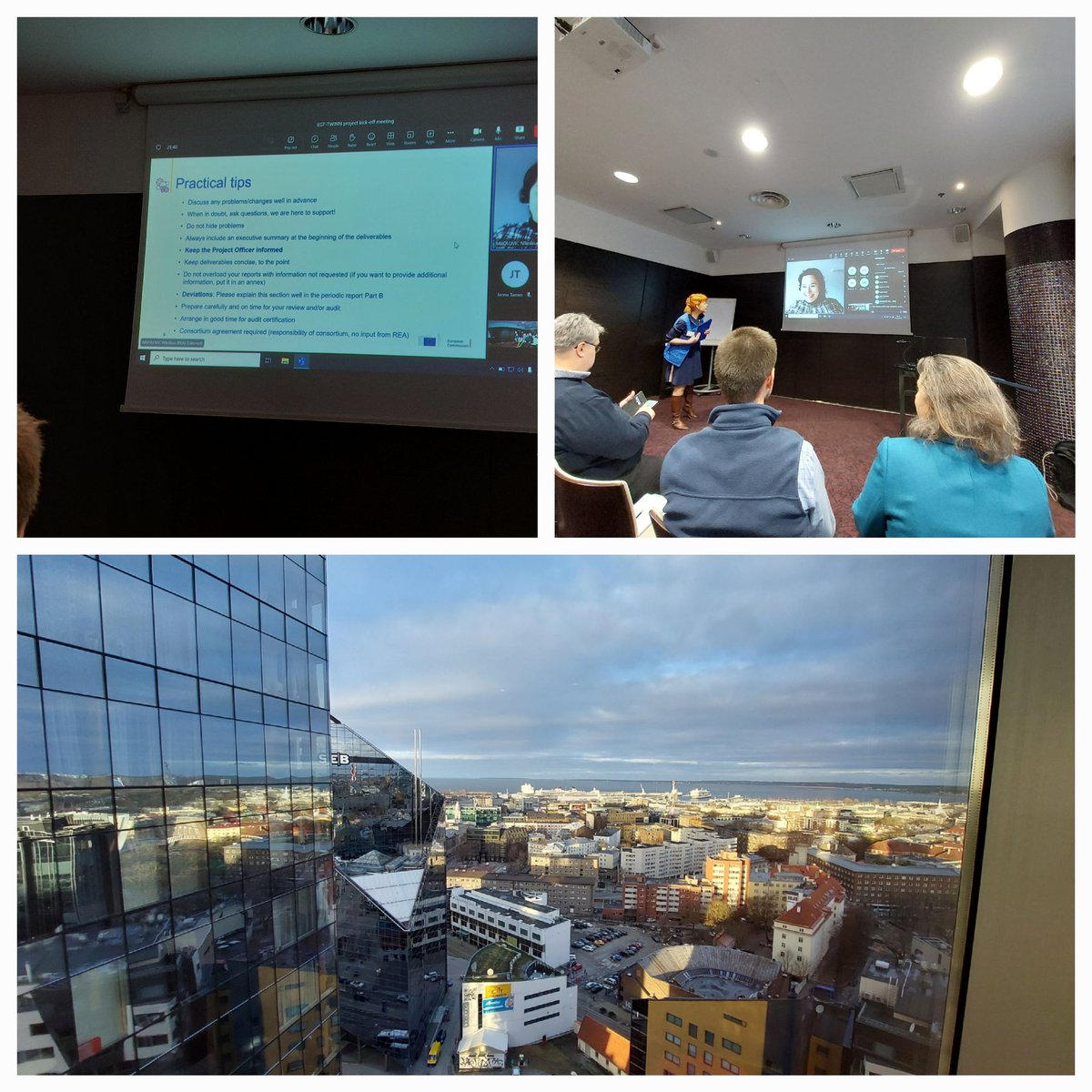 #EGT_TWINN great KoM meeting Tallinn, Estonia. Partners gathered together for a two-day meeting to plan the future work. #Eesti #Geoloogiateenistus @GTK_FI   @BritGeoSurvey #Geological Survey of Denmark & Greenland #GEUS @UniOulu. #geoenergy #exploration #geochemistry #geophysics